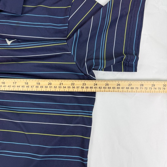 Callaway Golf Polo Shirt Men's XL Navy Blue Striped Opti-Dri Performance - Picture 7 of 8